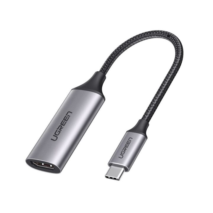 Ugreen 70444 video cable adapter HDMI Type A (Standard) USB Type-C Aluminium Black