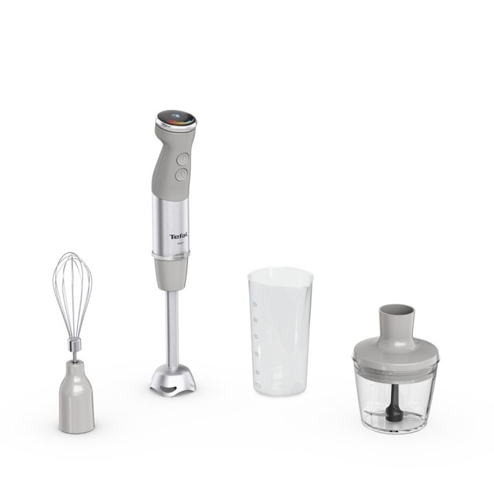 Tefal Quickchef+ HB673B30 blender Immersion blender 1000 W Grey Stainless steel