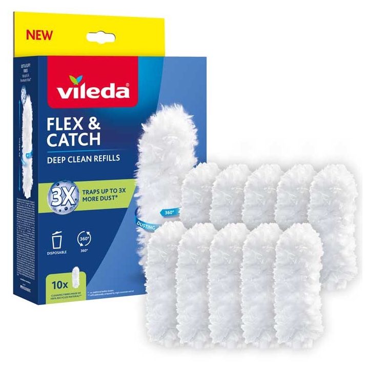 Vileda Flex&Catch dustpan refills 10 pcs.