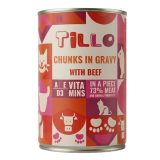 TILLO Chunks in gravy Beef - wet cat food - 415g