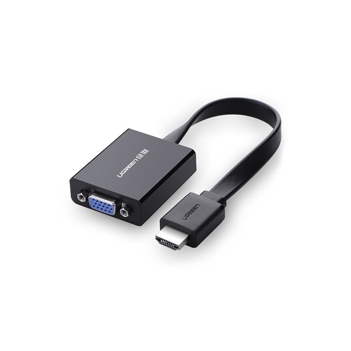 Ugreen 40248 video cable adapter 0.16 m VGA (D-Sub) HDMI + Micro-USB Black