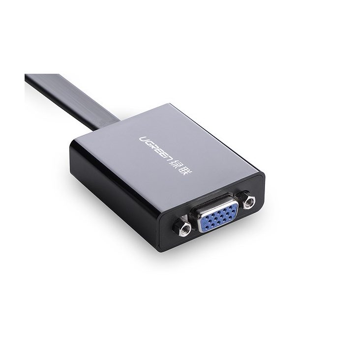 Ugreen 40248 video cable adapter 0.16 m VGA (D-Sub) HDMI + Micro-USB Black