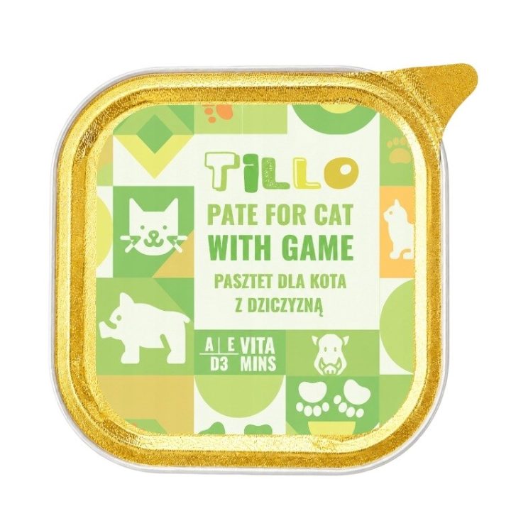 TILLO Pate Game - wet cat food - 100g