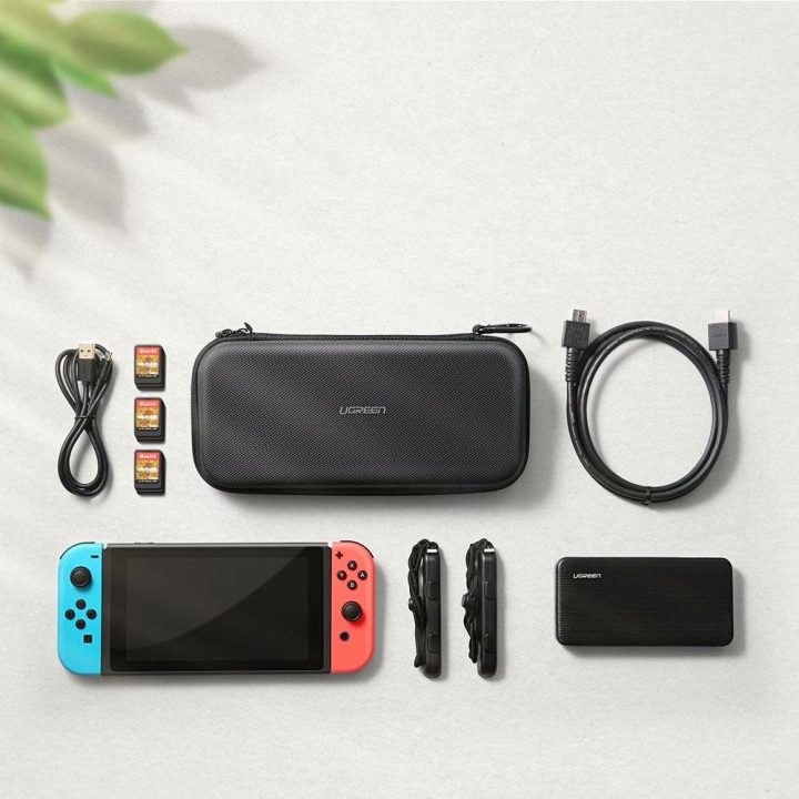 Ugreen 50974 portable game console case Cover Nintendo EVA (Ethylene Vinyl Acetate) Oxford Velvet Grey