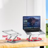Unitek OT180SL01 360° adjustable laptop stand 10-16
