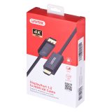 UNITEK CABLE DisplayPort 1.2 HDMI 4K@60HZ 1 8M V1608A