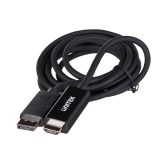 UNITEK CABLE DisplayPort 1.2 HDMI 4K@60HZ 1 8M V1608A