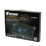 Vakoss LF-1854LK notebook cooling pad 43.2 cm (17 ) Black