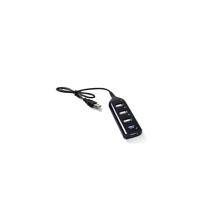Vakoss TC-234UX interface hub USB 2.0 Black