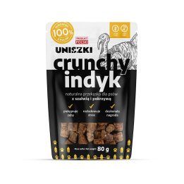 UNISZKI Crunchy Turkey with Sage and Nettle - Dog Treat - 80g