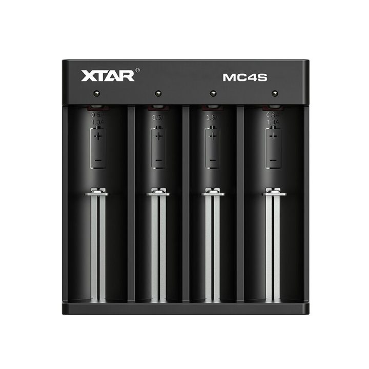 Battery charger for cylindrical Li-ion batteries18650 / NiMH Xtar MC4S