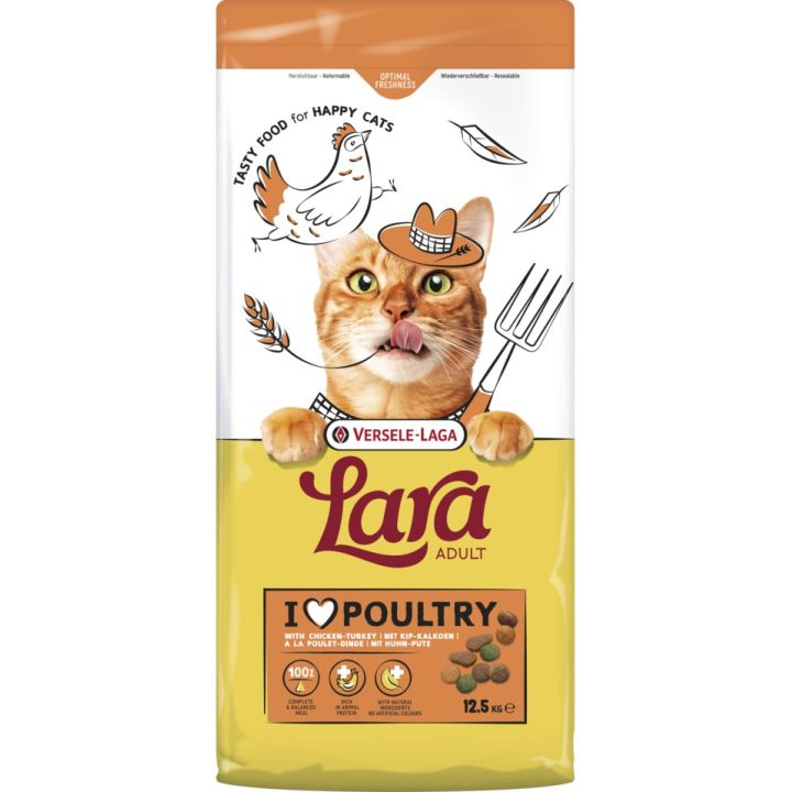 VERSELE-LAGA Lara Chicken with turkey - dry cat food - 12 5kg