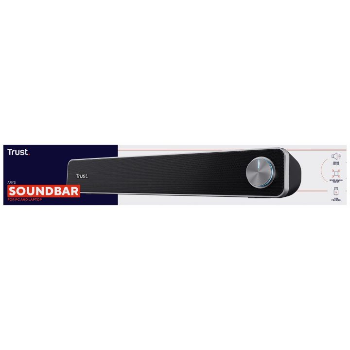 Trust Arys - PC soundbar 2.0 ch. 6 W black