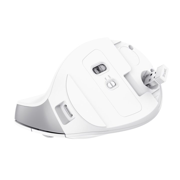 Trust Bayo II - Ergonomic Wireless Mouse (white)