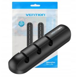 Vention 5-port cable organiser 2 pcs black