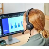 Trust HS-260 Headset Wired Neck-band Office/Call center USB Type-A Black