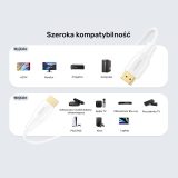 UNITEK HDMI 2.1 8K HDR Cable White 2 m