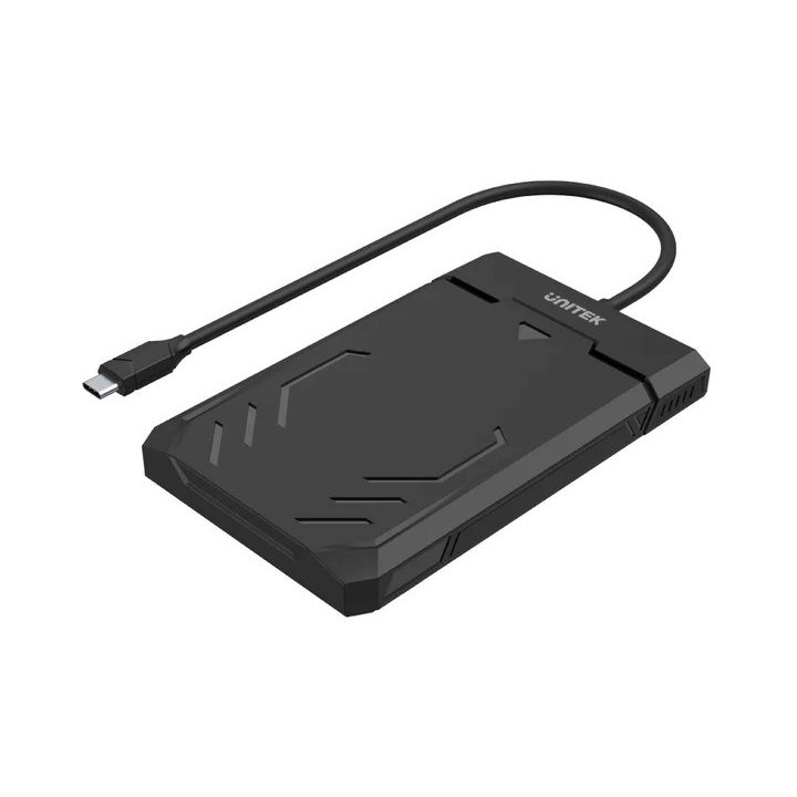 Unitek Y-3036A - DiskGuard Raiden 2.5 USB-C to SATA III 2.5” HDD/SSD Hard Disk Enclosure