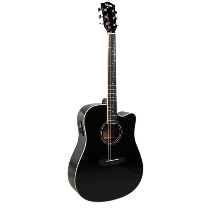 V-TONE VEAG1 CE BK - 4/4 electro-acoustic guitar black