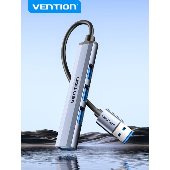 Vention USB 3.0-A to Gigabit Ethernet Adapter Gray 0.15M Aluminum Alloy Type