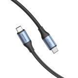 Vention USB 4.0 5A 40Gbps USB-C to C cable braided 1m