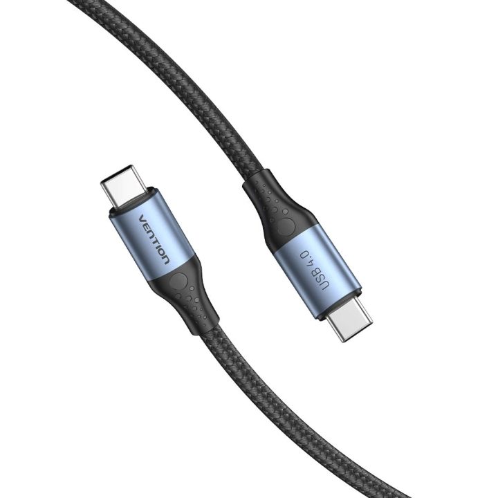 Vention USB 4.0 5A 40Gbps USB-C to C cable braided 1m