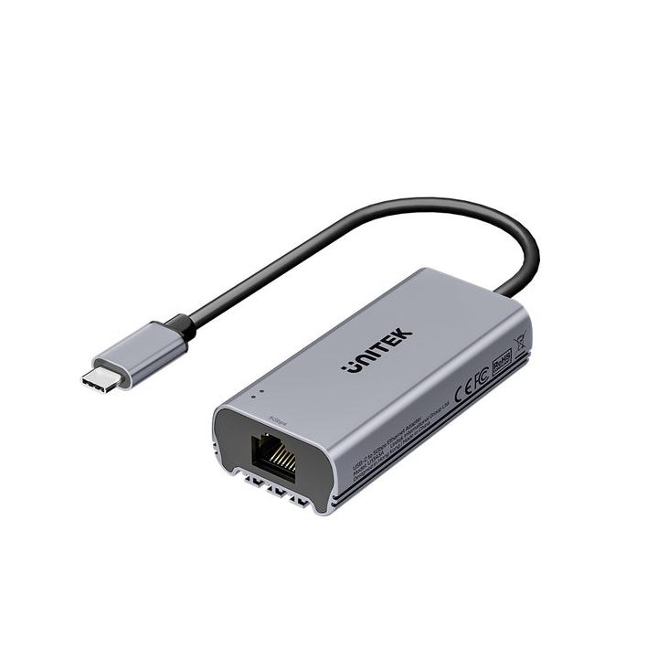 UNITEK USB-C TO RJ45 5GBPS M/F ADAPTER