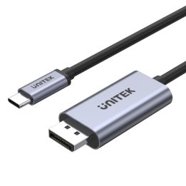 UNITEK V1409A cable gender changer USB-C DisplayPort Black Grey