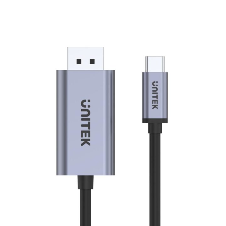 UNITEK V1409A cable gender changer USB-C DisplayPort Black Grey
