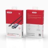 UNITEK V1409A cable gender changer USB-C DisplayPort Black Grey