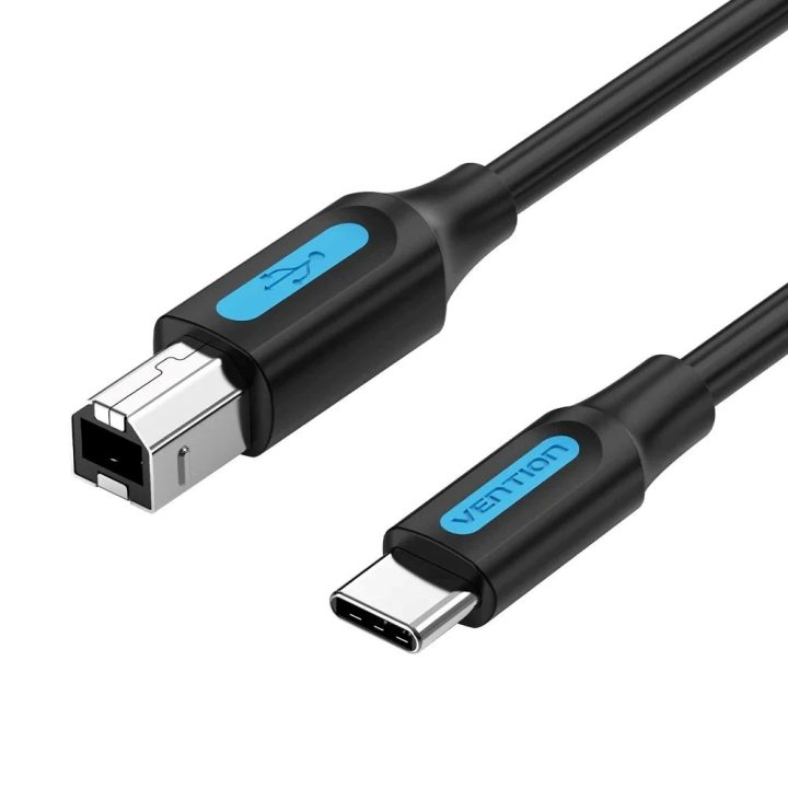USB 2.0 printer cable male type C to male B 1 m