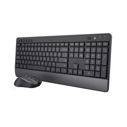 Trust Trezo keyboard Mouse included Universal RF Wireless QWERTY US English Black