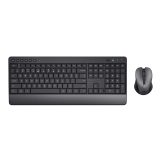 Trust Trezo keyboard Mouse included Universal RF Wireless QWERTY US English Black