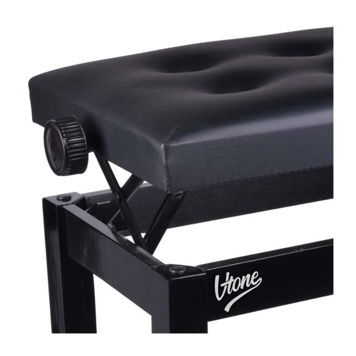 V-TONE ŁAWA 1 BK - height-adjustable piano bench black
