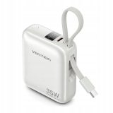Vention 10000mAh 35W - power bank with USB-C cable (beige)