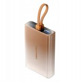 Vention 10000mAh power bank with LED display USB-C + Lightning + USB-A 22.5W (copper)