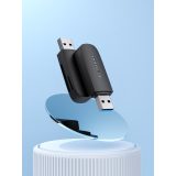 Vention 2-in-1 USB 3.0 A Card Reader(SD+TF) Black Dual Drive Letter