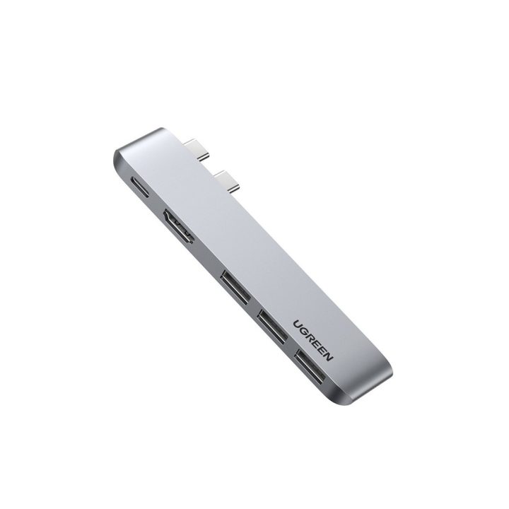 Ugreen 60559 laptop dock/port replicator USB 3.2 Gen 1 (3.1 Gen 1) Type-C Silver