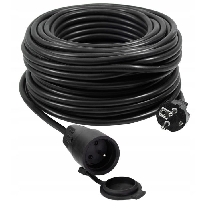VERTEX PZO50M Retractable extension cable 50 m 3x2 5 mm