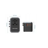 Vention 65W GaN Travel Adapter and Charger 2x USB-A 2x USB-C