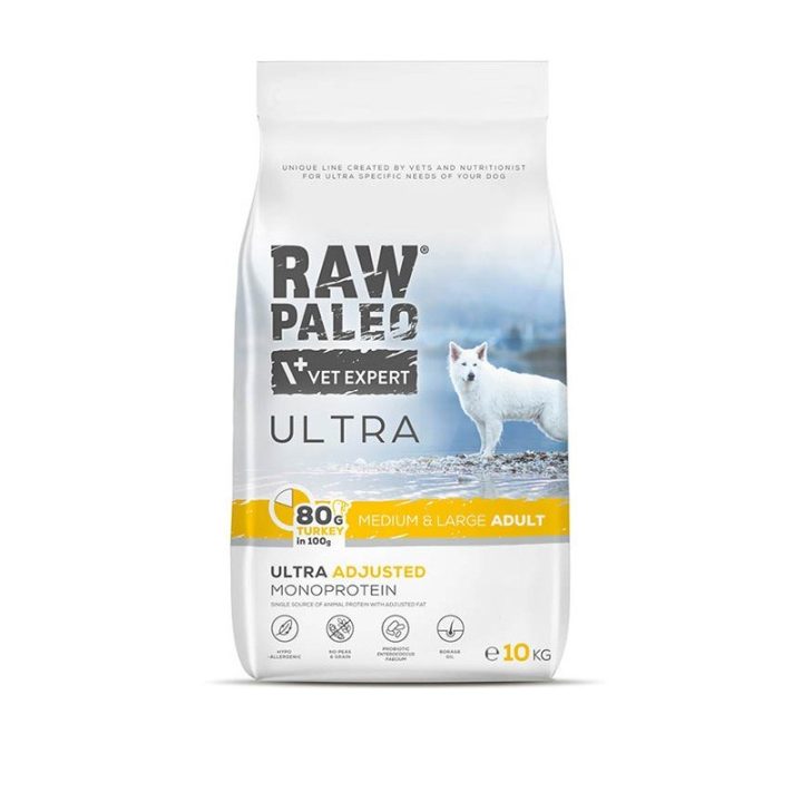 VETEXPERT Raw Paleo Ultra Medium&Large Adult Turkey - dry dog ??food - 2 kg