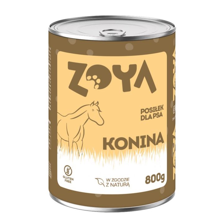 ZOYA Horse - wet dog food - 800g