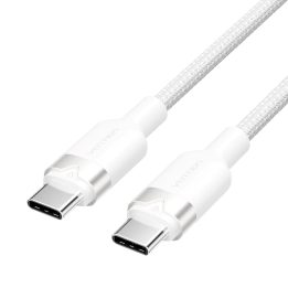 Vention USB-C to C cable braided 3A 480Mbps 60W 2m WH