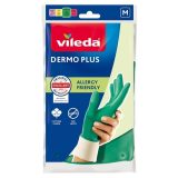 Vileda Dermo Plus ‘M’ Gloves Green Cotton Nitrile
