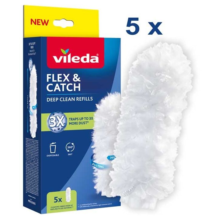 Vileda Flex&Catch dustpan refills 5 pcs.