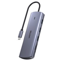 UNITEK 9-in-1 USB-C Hub HDMI VGA SD RJ45 PD 100W