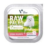 VETEXPERT Raw Paleo Pâte Mini Puppy Pork - wet dog food - 150g