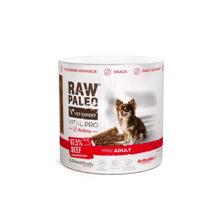 VETEXPERT Raw Paleo Vital Pro Arthro Beef Mini Mono - dog treat - 100g