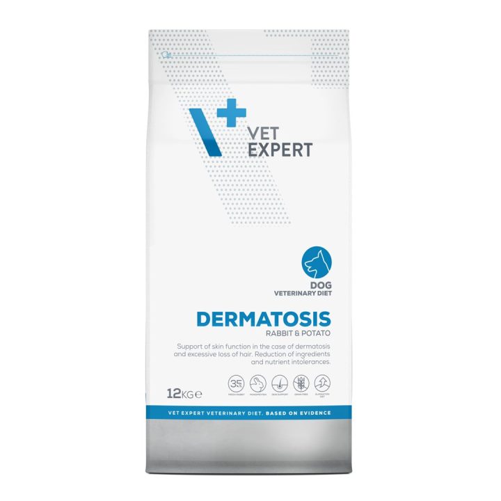 VETEXPERT Veterinary Diet Dermatosis Dog Rabbit & Potato - dry dog food - 12 kg