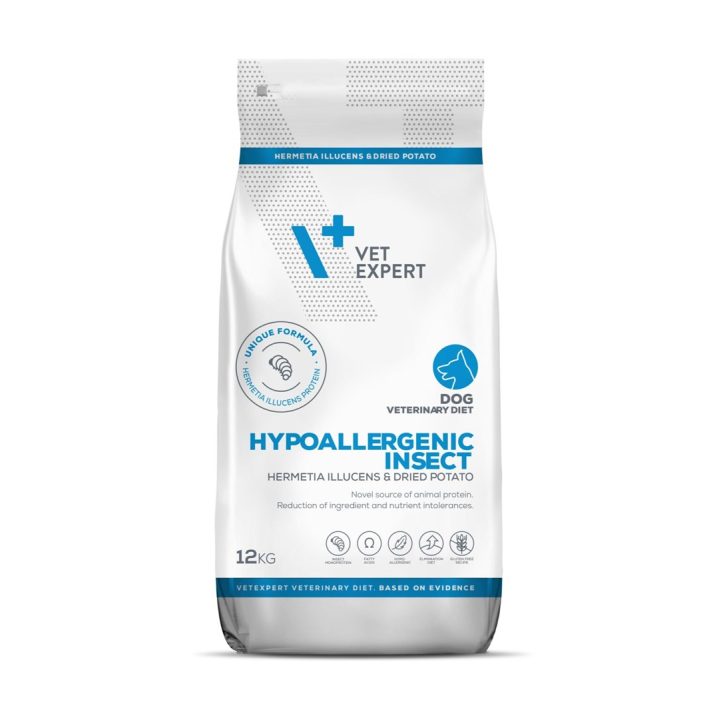 VETEXPERT Veterinary Diet Hypoallergenic Insect Dog - dry dog food - 12 kg